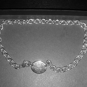 Authentic Tiffany sterling silver choker.